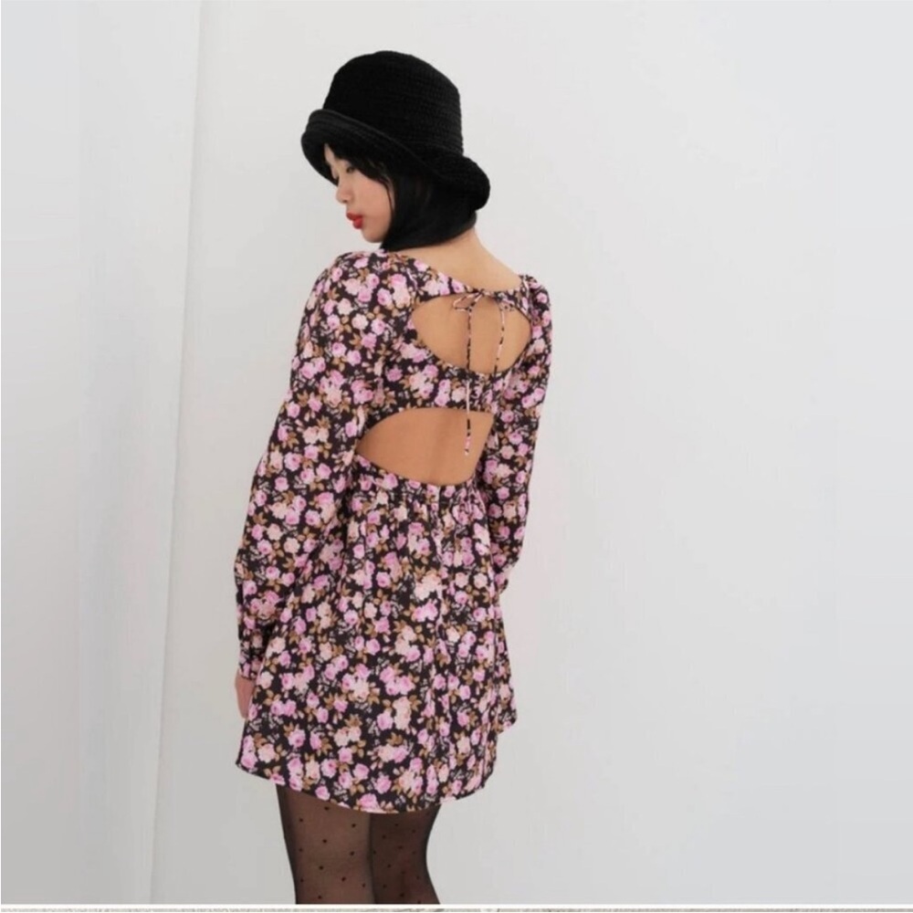 For Love & Lemons: Long Sleeve Kate mini dress
